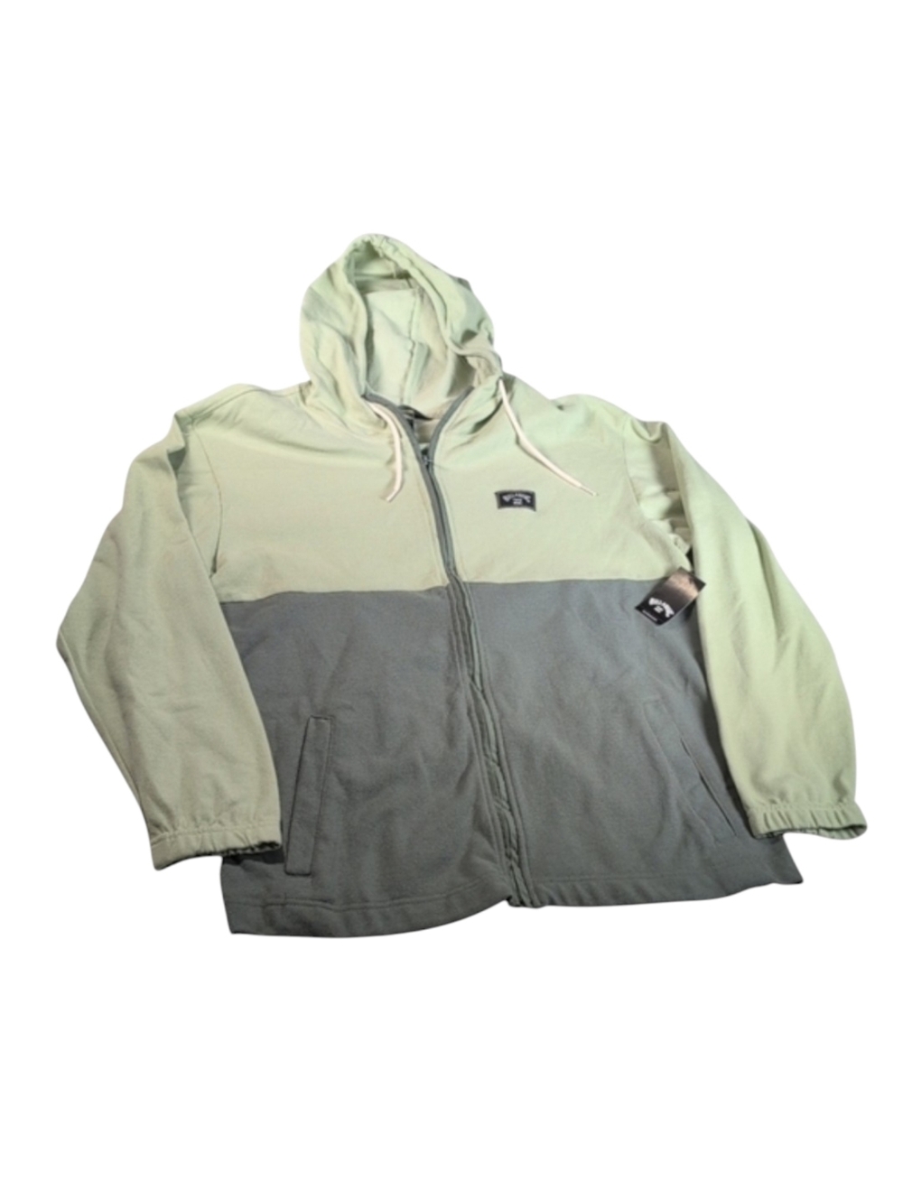 Billabong Abner Full Zip Hoodie Green Size Medium